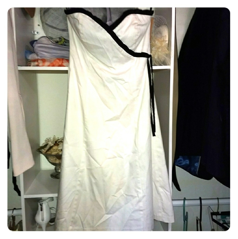 WHBM strapless dress